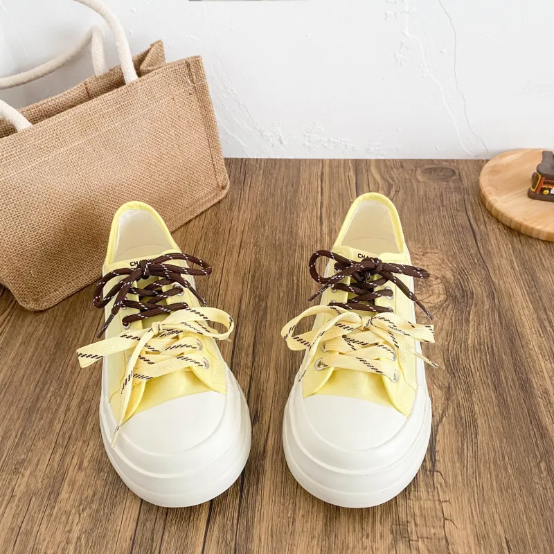 JimiXiong Slip Resistant, Abrasion Resistant, Breathable Low Top Canvas Shoes Women's-1