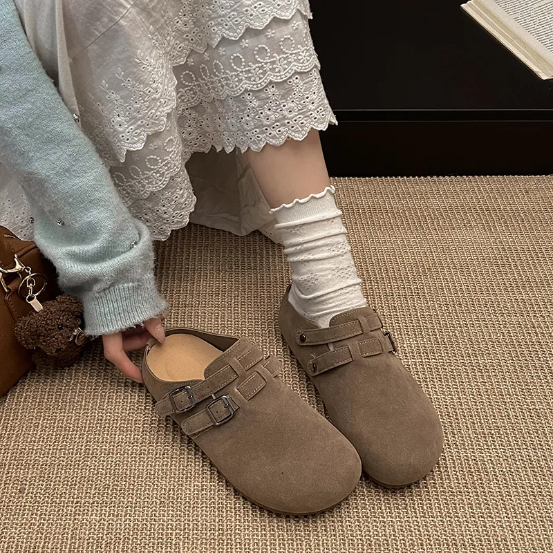 BINGO DUCK Odor Resistant Closed Toe Slippers Women's-8