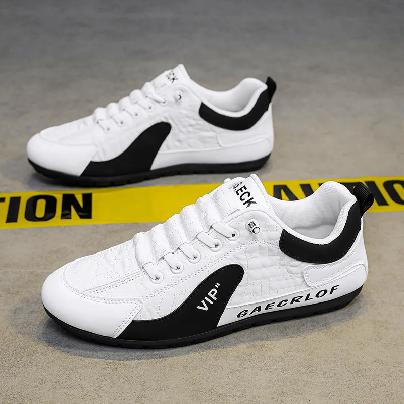 BINGO DUCK Slip Resistant Low Top Skateboard Shoes Men's-10