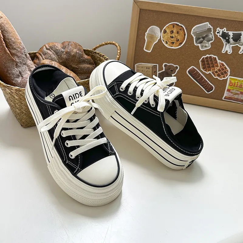 BINGO DUCK Slip Resistant And Breathable Low Top Skateboard Shoes Women's-4