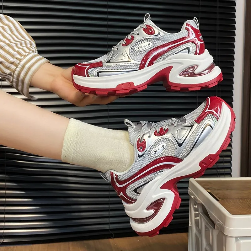 JimiXiong Low Top Chunky Sneakers Women's-6