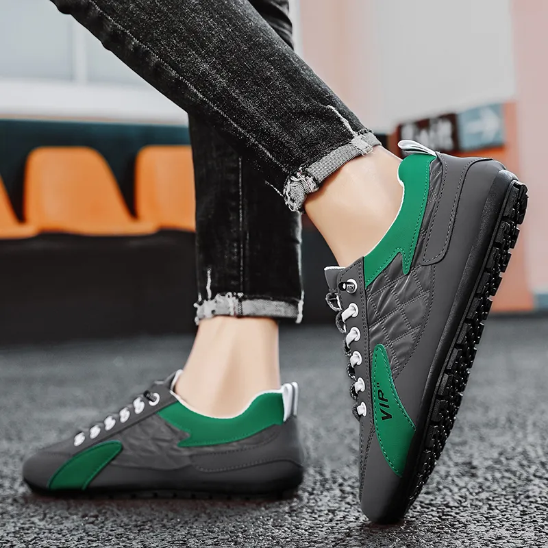 BINGO DUCK Shock Absorbers Slip Resistant Breathable Low Top Casual Shoes Men's-18
