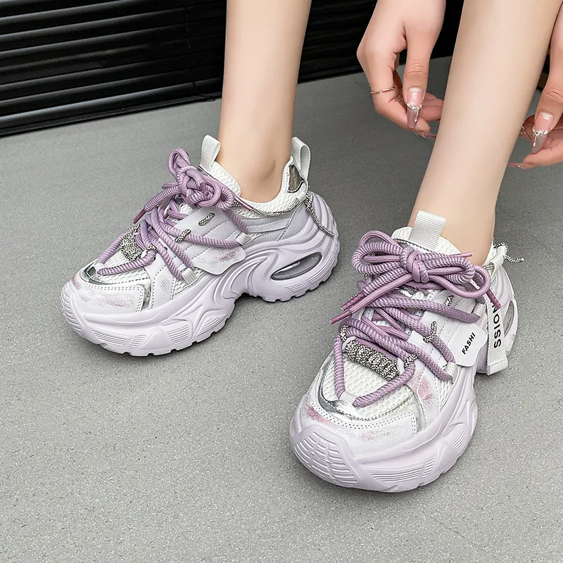 BINGO DUCK Chunky Sneakers Women's-14