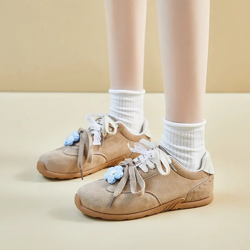 BINGO DUCK Slip Resistant Cushioning And Breathable Low Top Skateboard Shoes Women's-37