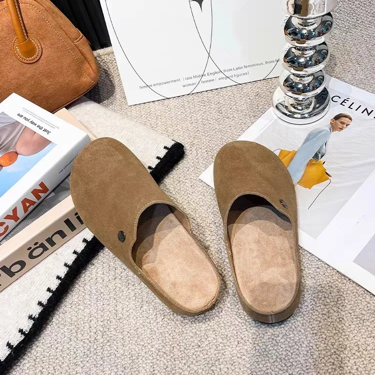 BINGO DUCK Abrasion Resistant Closed Toe Slippers Women's-9