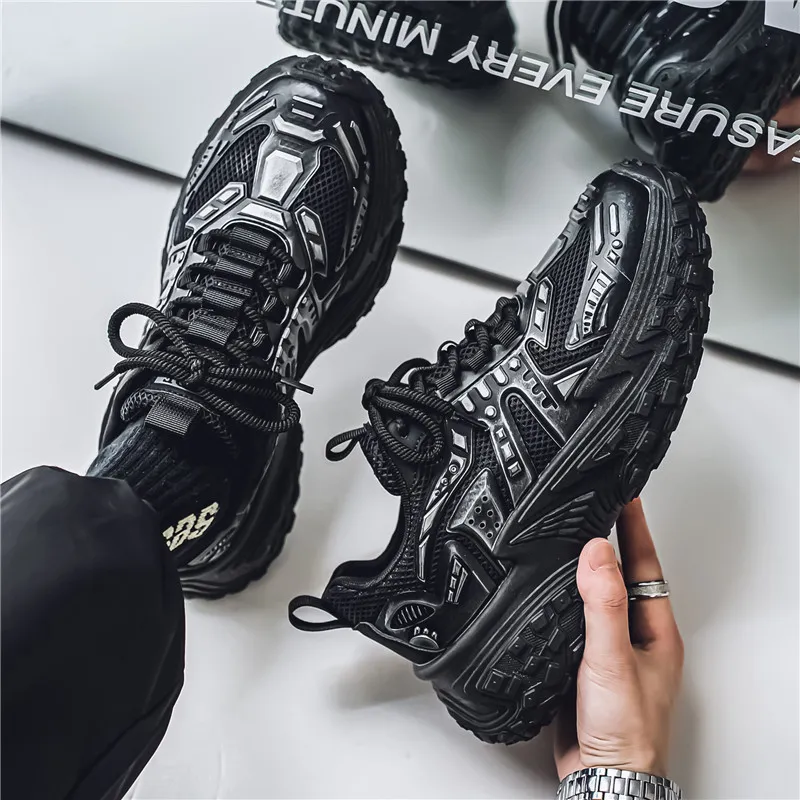 BINGO DUCK Coverage, Breathable, Height Increasing Low Top Chunky Sneakers Men's-11