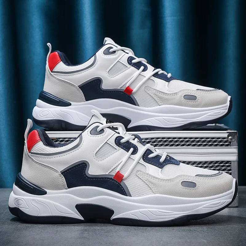 Yi Jiabao Shock Absorbers With Slip Resistant Features Low Top Chunky Sneakers Men's-8