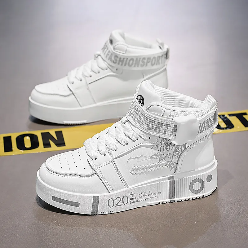 Yi Jiabao Slip Resistant Cushioning And Breathable High Top Skateboard Shoes Men's-9