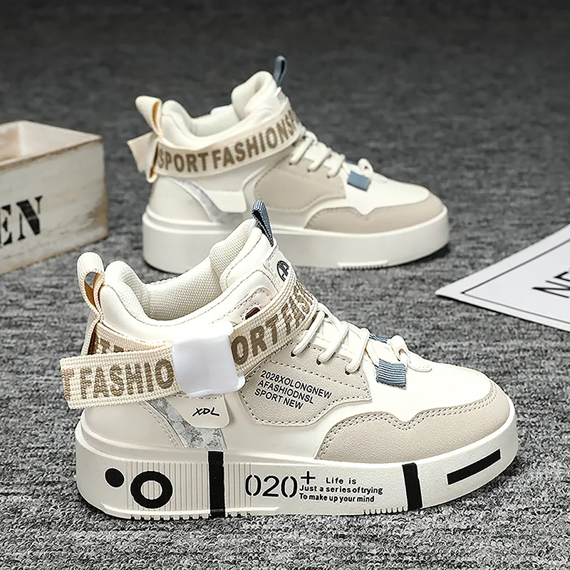 Yi Jiabao Abrasion Resistant Breathable Support High Top Skateboard Shoes Unisex-9