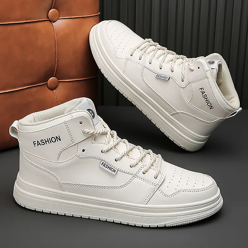 Yi Jiabao Impact Resistant, Abrasion Resistant, Breathable High Top Skateboard Shoes Men's-9