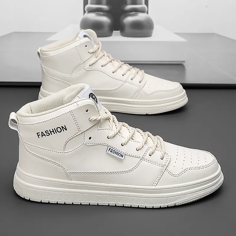 Yi Jiabao Impact Resistant, Abrasion Resistant, Breathable High Top Skateboard Shoes Men's-8
