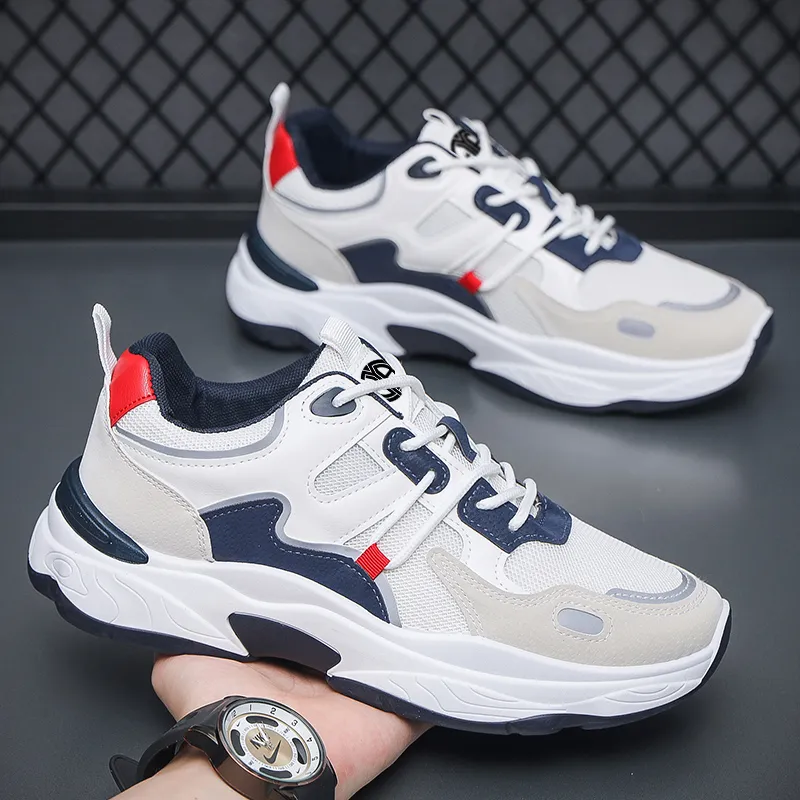 Yi Jiabao Shock Absorbers With Slip Resistant Features Low Top Chunky Sneakers Men's-6