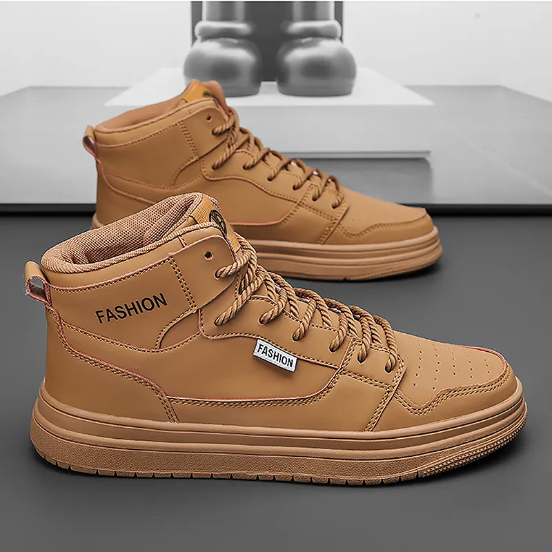 Yi Jiabao Impact Resistant, Abrasion Resistant, Breathable High Top Skateboard Shoes Men's-13