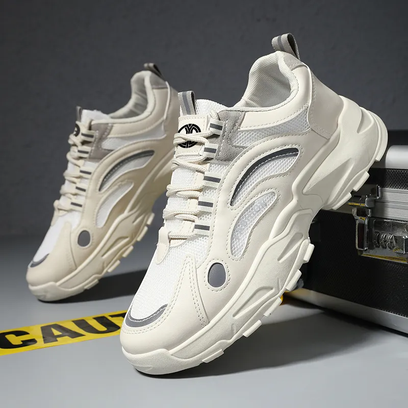 Yi Jiabao Non slip Lightweight Low Top Chunky Sneakers Men's-20