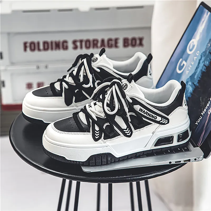 Yi Jiabao Slip Resistant, Breathable, And Supportive Low Top Skateboard Shoes Men's-2
