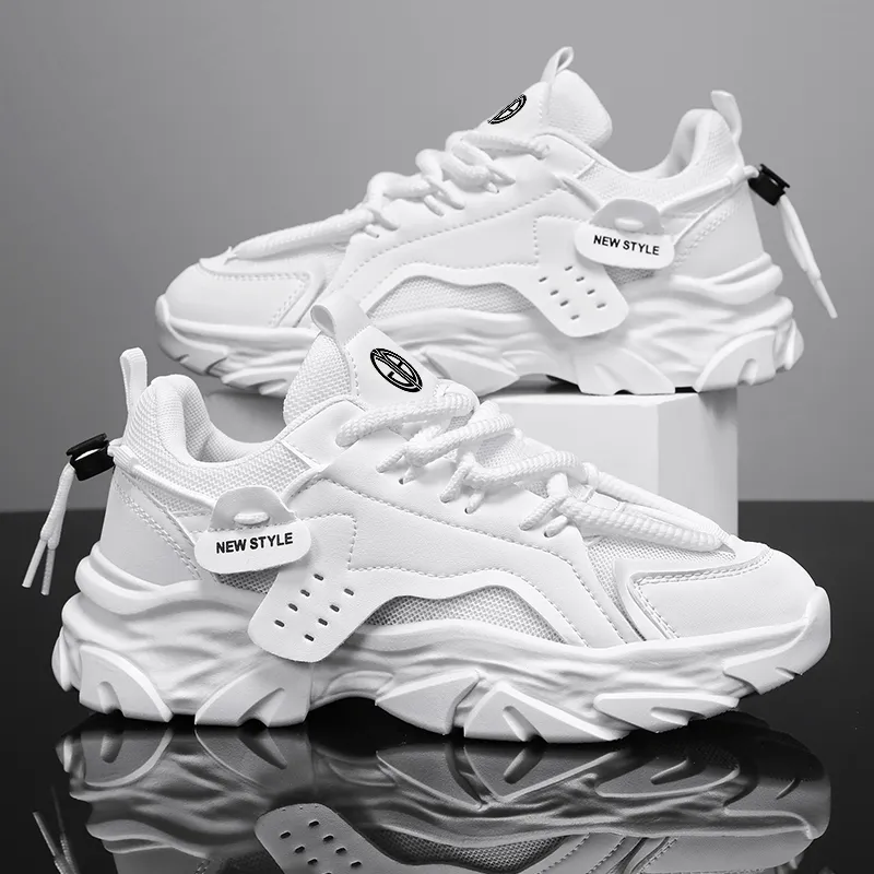 Yi Jiabao Cushioning, Balance, And Breathable Design Low Top Chunky Sneakers Men's-9