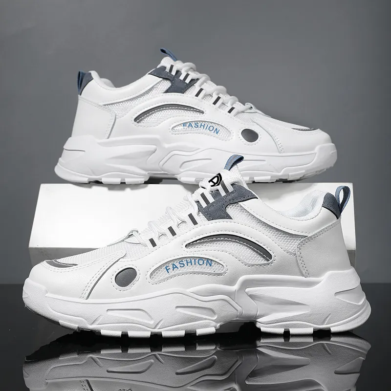 Yi Jiabao Non slip Lightweight Low Top Chunky Sneakers Men's-5