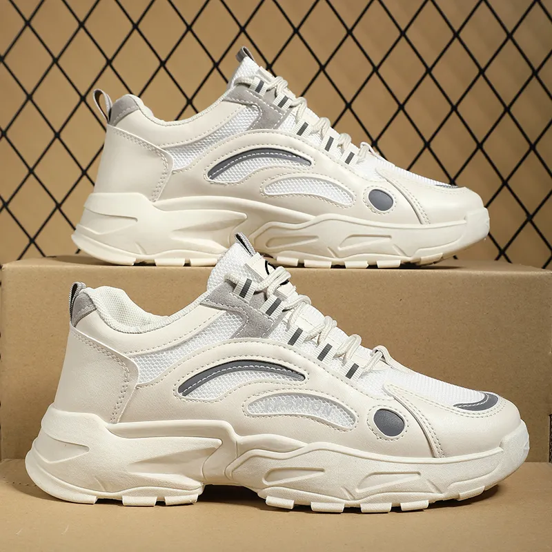 Yi Jiabao Non slip Lightweight Low Top Chunky Sneakers Men's-9