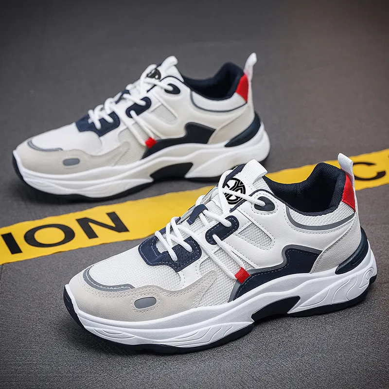 Yi Jiabao Shock Absorbers With Slip Resistant Features Low Top Chunky Sneakers Men's-7