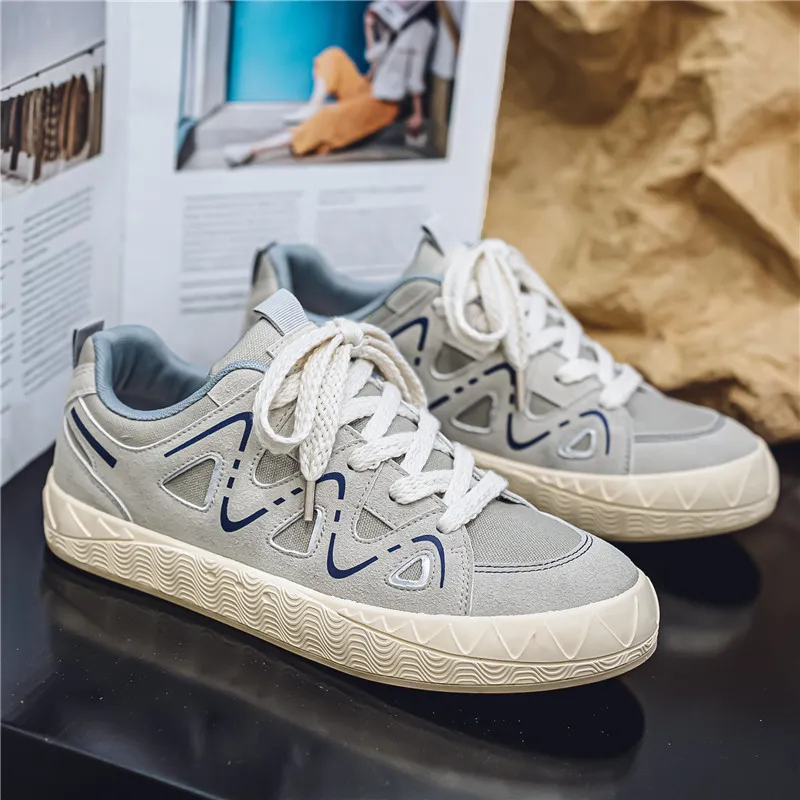 Yi Jiabao Cushioning, Impact Resistance, Balance Low Top Skateboard Shoes Men's-7