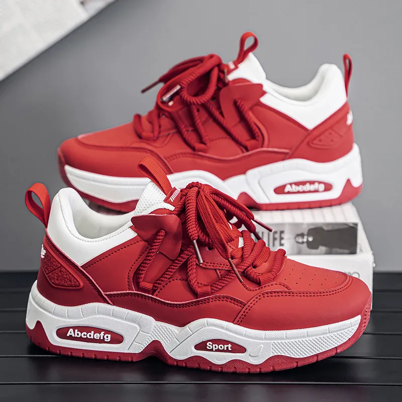 Yi Jiabao Anti Slip Wear Resistant Low Top Chunky Sneakers Men's-21