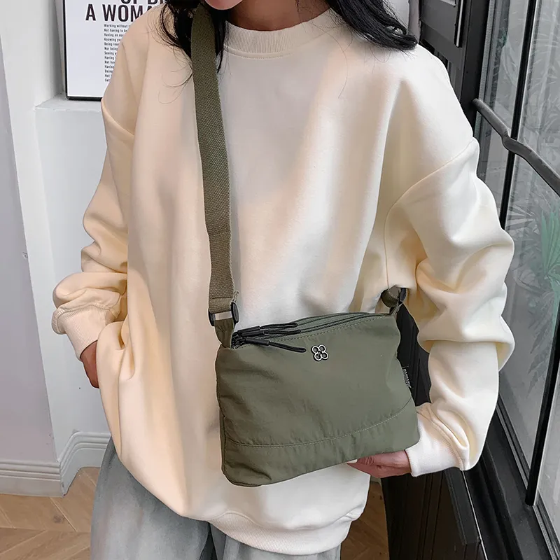Alcohol Dragon Polyester Shoulder Bag Crossbody Bag Regular Women's Khaki/Black/Orange/Light Green/Dark Green-29