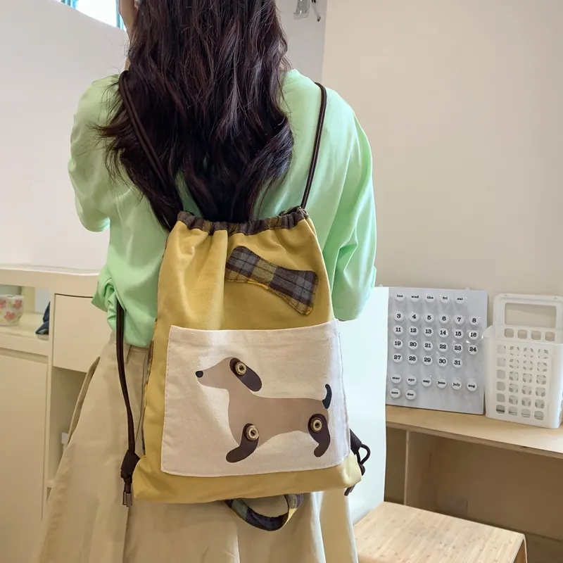 Alcohol dragon Crossbody Bags Yellow-2