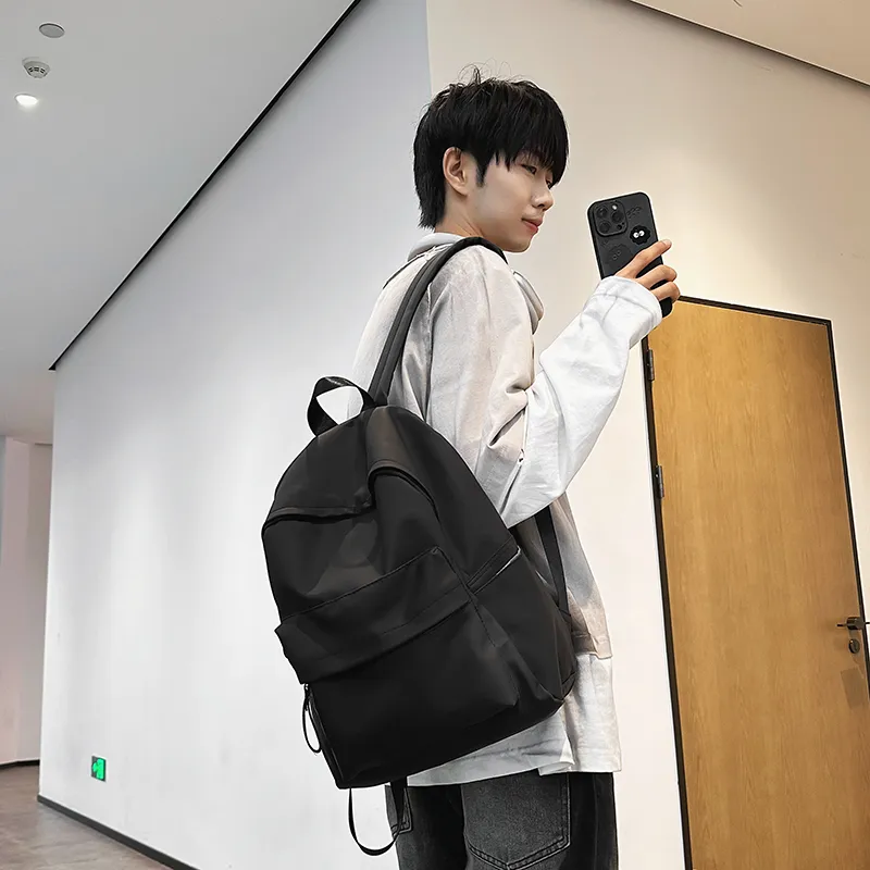 Alcohol Dragon PU Backpack Regular Unisex Black/Gray/Green/Red-4