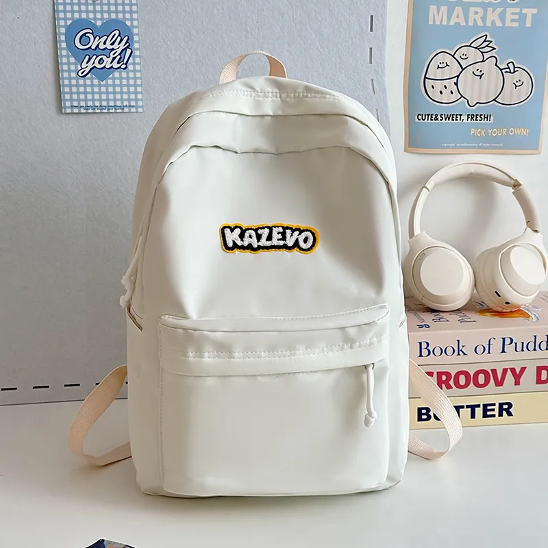 Alcohol Dragon Nylon Backpack Women's Multicolor-12