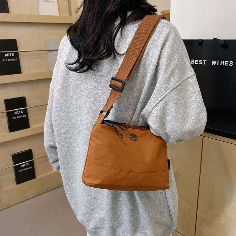Alcohol Dragon Polyester Shoulder Bag Crossbody Bag Regular Women's Khaki/Black/Orange/Light Green/Dark Green-18