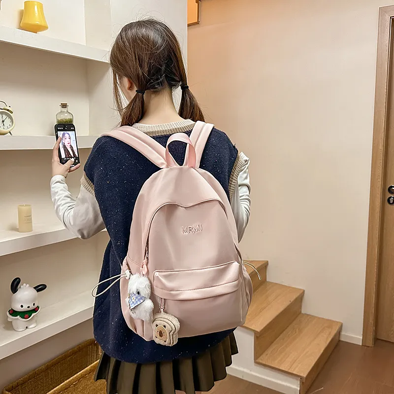 Alcohol Dragon Nylon Backpack Unisex Multicolor-19