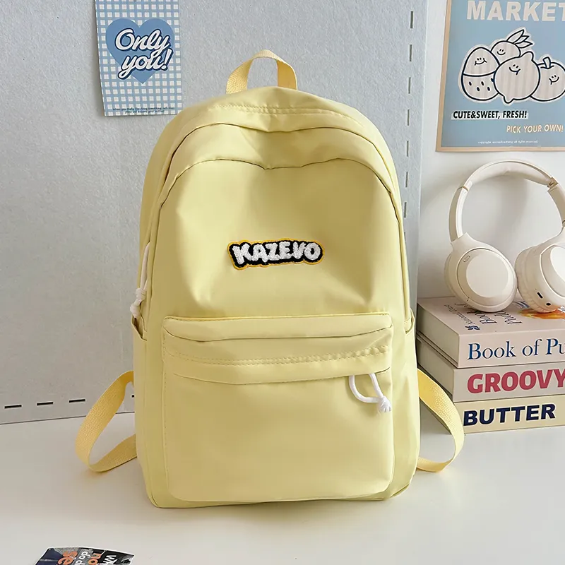 Alcohol Dragon Nylon Backpack Women's Multicolor-1