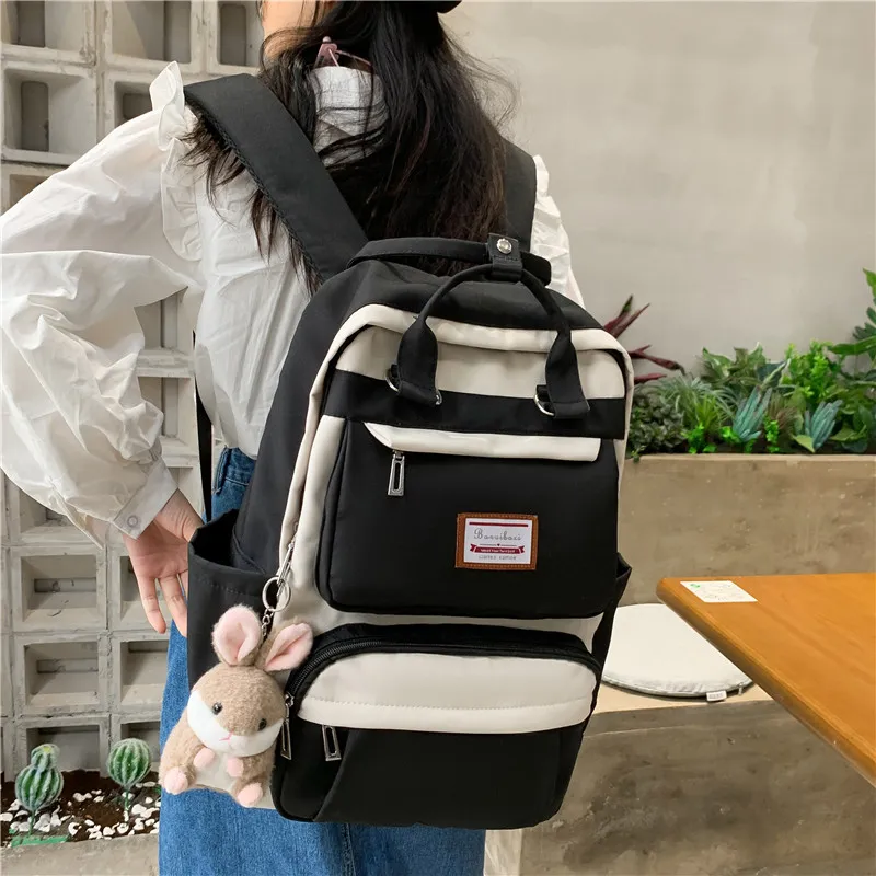 Alcohol Dragon Nylon Carry Backpack Regular Women's Green/Blue/Purple/Pink/Black-23