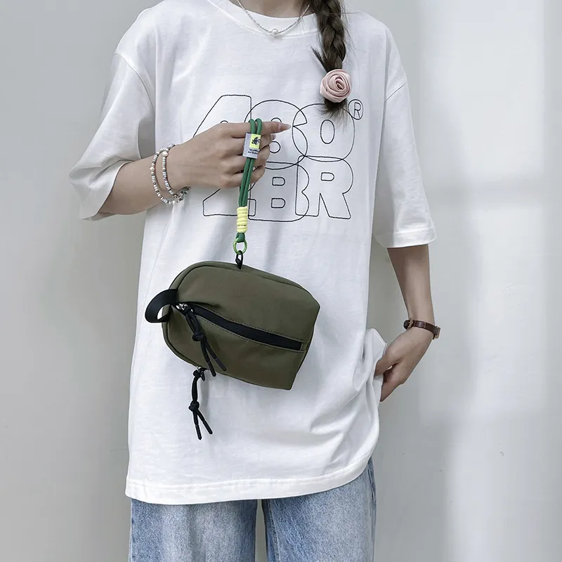 Alcohol Dragon Canvas Canvas Bag Crossbody Bag Unisex Green/Black/White/Red/Blue-6