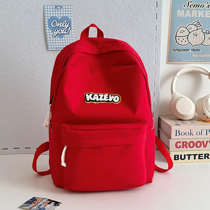 Alcohol Dragon Nylon Backpack Women's Multicolor-24