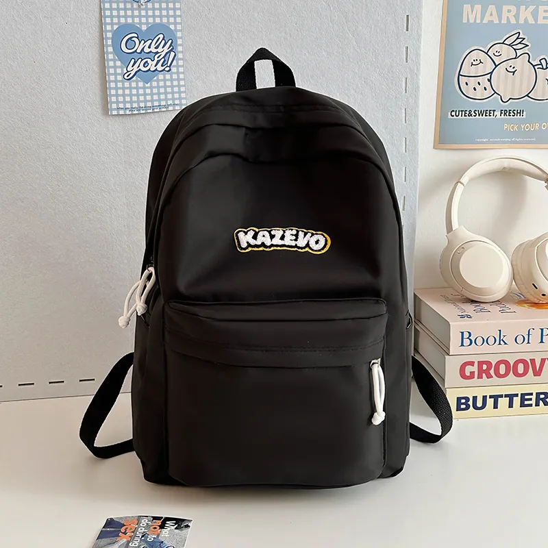 Alcohol Dragon Nylon Backpack Women's Multicolor-22