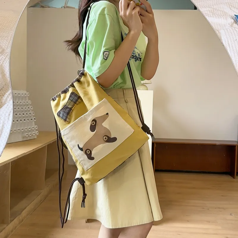 Alcohol dragon Crossbody Bags Yellow-7