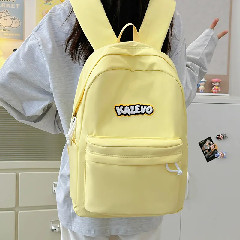 Alcohol Dragon Nylon Backpack Women's Multicolor-7
