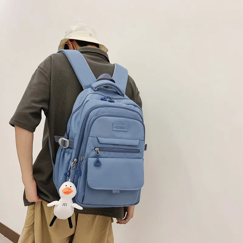 Alcohol Dragon Nylon Backpack Regular Unisex Multicolor-15
