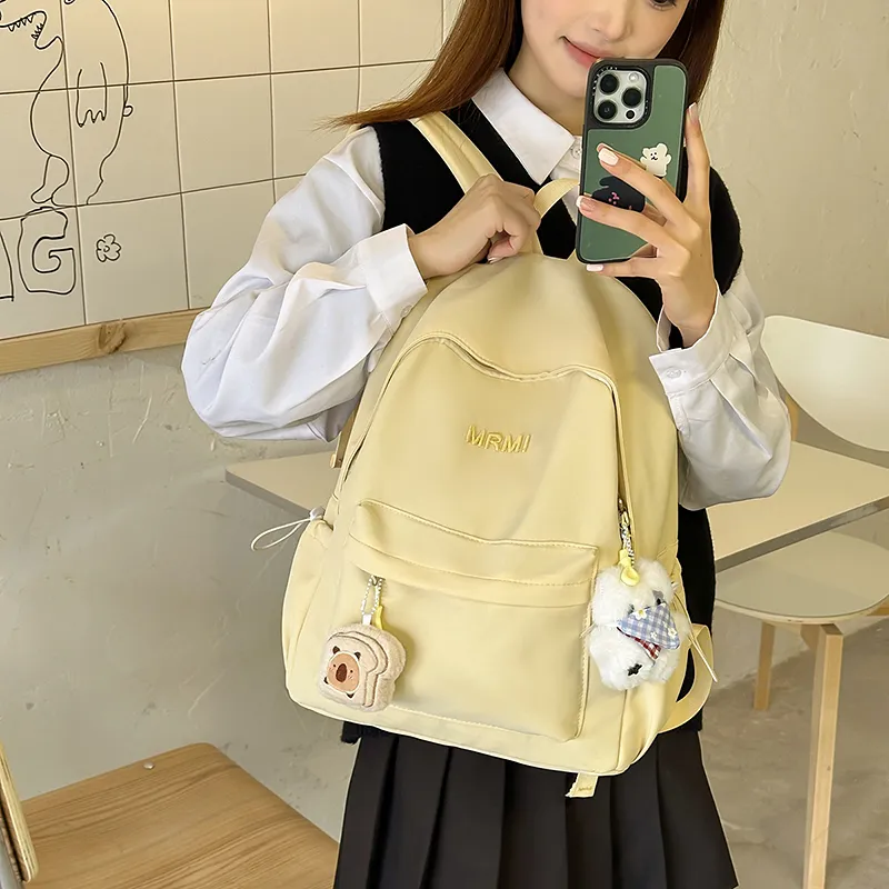 Alcohol Dragon Nylon Backpack Unisex Multicolor-34