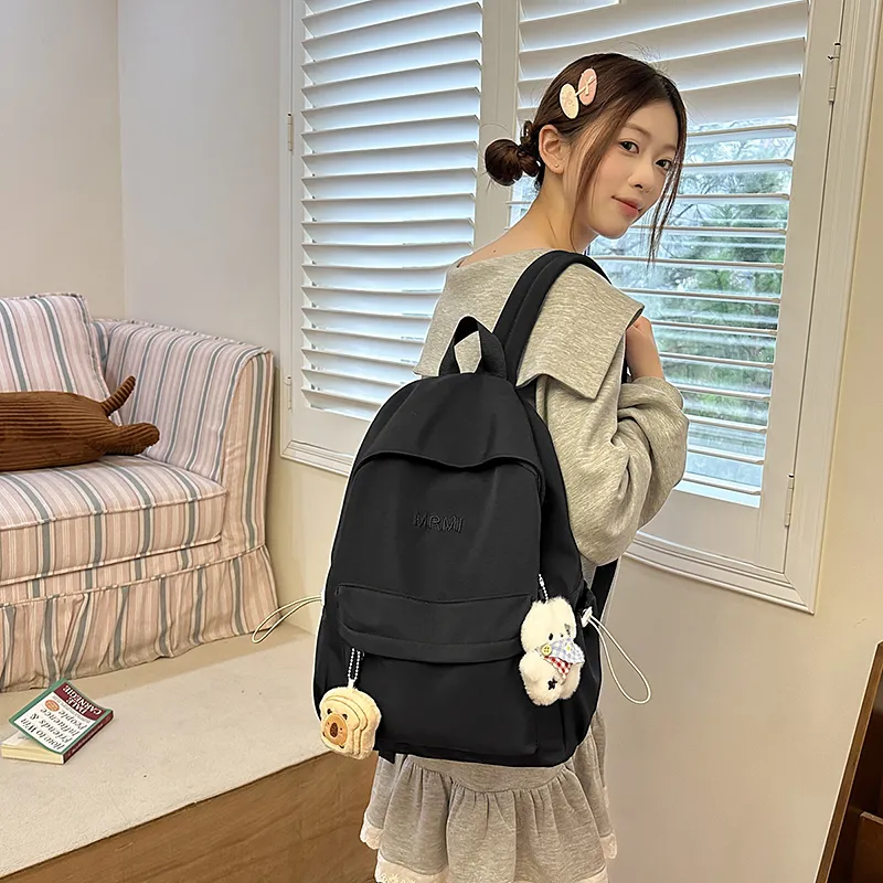 Alcohol Dragon Nylon Backpack Unisex Multicolor-1