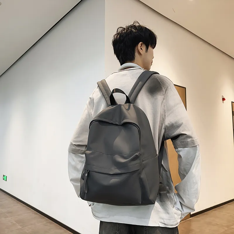 Alcohol Dragon PU Backpack Regular Unisex Black/Gray/Green/Red-11