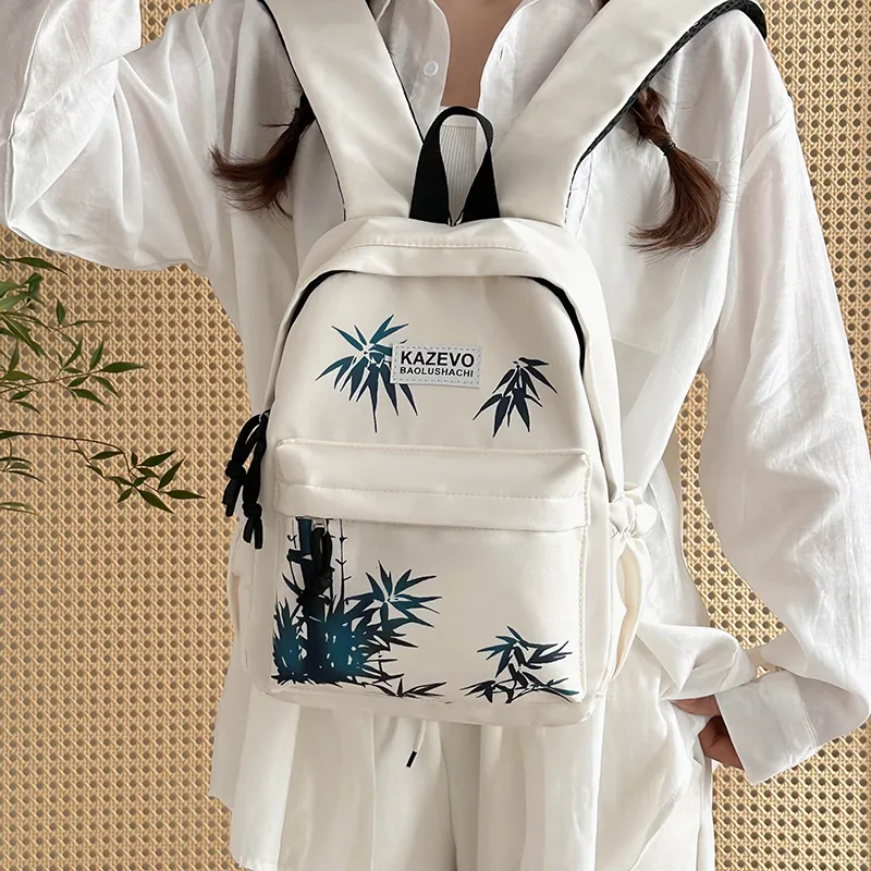 Alcohol Dragon Polyester Backpack Large Size Unisex Multicolor-9