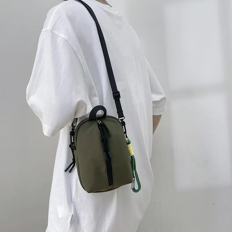 Alcohol Dragon Canvas Canvas Bag Crossbody Bag Unisex Green/Black/White/Red/Blue-1