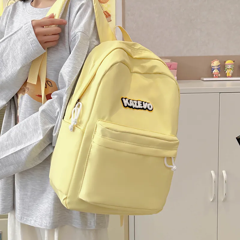 Alcohol Dragon Nylon Backpack Women's Multicolor-8