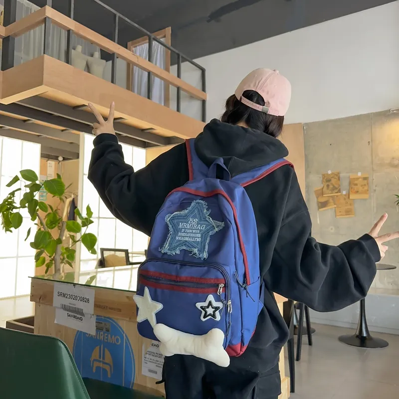 Alcohol Dragon Oxford Backpack Women's Multicolor-10