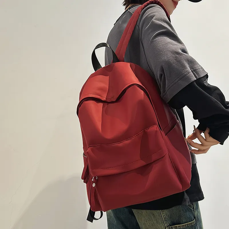 Alcohol Dragon PU Backpack Regular Unisex Black/Gray/Green/Red-17
