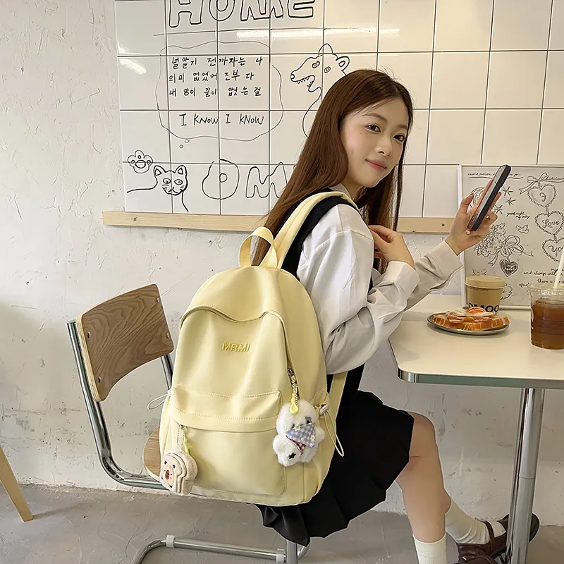 Alcohol Dragon Nylon Backpack Unisex Multicolor-33