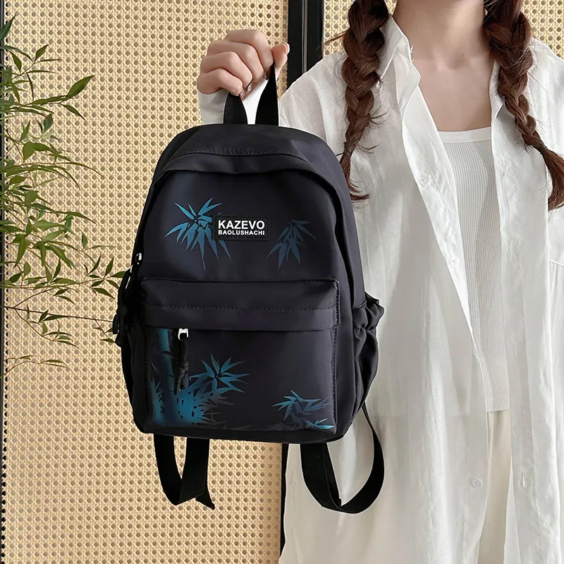 Alcohol Dragon Polyester Backpack Large Size Unisex Multicolor-3