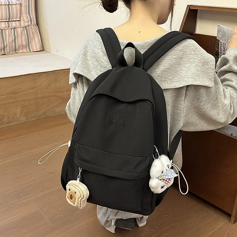 Alcohol Dragon Nylon Backpack Unisex Multicolor-3